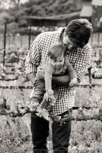 Ian Brand moved and is raising his young family in Monterey County to work its challenging vineyards, including the Spur Ranch Vineyard in San Benito County.